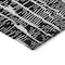 Homeroots 9' X 12' Black And Ivory Abstract Washable Indoor Outdoor Area Rug 588496 - alternate 7