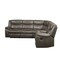 Homeroots Taupe Faux Leather Reclining L Shaped Six Piece Corner Sectional With Console 524223 - alternate 3