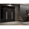 Vdomdoors Front Exterior Prehung Aluminum Double Doors Ronex1477 Black Enamel Mirrored Clear Glass 1 RONEX1477DEXD-BLK-W72+12xH80+16-RH-O - alternate 2