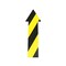 Safetytac Adhesive Floor Arrows, 3.5 in Height, 10 in Width, Flexible PVC, Arrow STHA1070 - alternate 1