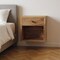 Homeroots 12" Brown Solid Wood Square One Drawer Floating Nightstand 651595 - alternate 9