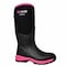 Dryshod Womens Legend MXT Adventure Hi Rubber Boots, Pull-On, Waterproof, Black/ Pink, Size 8 LGX-WH-BKPN-008 - alternate 5