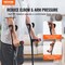 Vevor Forearm Crutches 10-Level Height Adjustable Walking Crutches 1 Pair 350LBS, 2PK FBL590256 - alternate 6