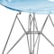 Leisuremod Cresco Plastic Dining Side Chair, Transparent Blue, 2PK CR19TBU2 - alternate 6