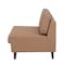 Flash Furniture HERCULES Artemis Cognac LeatherSoft Middle Reception Chair w/Wooden Walnut Legs ZB-8921M-COGNAC-GG - alternate 5