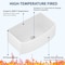 Wrightmaster 30 in. Curved Apron-Front Single Bowl White Ceramic Kitchen Sink w/Bottom Grids and Basket Strainer ZOR-AW301910DS - alternate 4