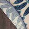 Homeroots 5' Navy Blue And Beige Round Palm Leaf Indoor Outdoor Area Rug 546650 - alternate 3