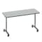 Correll Rectangle Premium Sit To Stand HPL Flip Top Table, 60 in W, 28 in to 38 in H, Particleboard Top FTS2460-15-14-13 - alternate 1