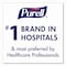Purell ES1 Hand Sanitizer Dispenser Starter Kit, 450 mL, 3.12 x 5.88 x 5.81, Graphite 4424-D6 - alternate 3