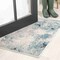 Jonathan Y Contemporary POP Modern Abstract Vintage Cream/Blue 2 ft. x 3 ft. Mat CTP104A-23 - alternate 1