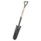 Corona Tools Closed-Back Drain Spade Shovel, 14-Gauge, 30 in. Wood D-Grip Handle SS 62010 - alternate 3