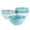 Elama Blue Ridge 6 Piece Assorted Bowl Set ELM-BLUE-RIDGE-6-BOWL - alternate 1