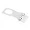 Prime-Line Door and Gate Safety Hasp Hinge Latch with Keyed Twist Knob Lock 3-3/4 inch with Screws Chrome U 117204 - alternate 5