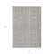 Homeroots 9' X 12' Gray Brown And Ivory Striped Washable Indoor Outdoor Area Rug 597395 - alternate 6