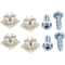Custom Accessories Wht License Plate Fasteners 93322 - alternate 1