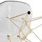 Leisuremod Bristol 5-Piece Modern Dining Set: Round MDF Table & 4 Eiffel Plastic Chairs with Chrome Legs, 5PK BTBL-35BL-CR19CLG4 - alternate 7