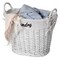 Wickerwise Handwoven Laundry Basket with Liner & Handles - Boho Decorative Storage Hamper for Clothes QI003106.WT - alternate 3