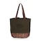 Picnic Time Family Of Brands NFL Kansas City Chiefs - Coronado Canvas and Willow Basket Tote 203-00-140-164-2 - alternate 2