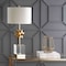 Jonathan Y Estelle 32 in. LED Metal/Crystal Table Lamp, Clear/Gold Leaf JYL5006A - alternate 3