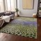 Homeroots 5' X 8' Green Purple And Black Abstract Washable Indoor Outdoor Area Rug 603090 - alternate 5
