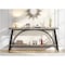 Kioottoo 47'' Farmhouse Rustic Black Finish Console Table with Storage TB-JW0923X - alternate 3