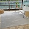 Homeroots 8' X 10' Cream and Beige Striped Distressed Indoor Outdoor Area Rug 558729 - alternate 3