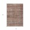 Homeroots 10' X 14' Coral And Black Striped Washable Indoor Outdoor Area Rug 605770 - alternate 4