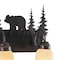 Vaxcel Bozeman 2 Light Bronze Rustic Bear Bathroom Vanity Fixture VL55702BBZ - alternate 4