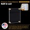 Azar Displays Floating Acrylic Wall Frame with Gold Stand Off Caps: 8 in x 10 in Graphic Size, Frame 12 in x 14 in 105588-GLD - alternate 4