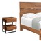 Homeroots Three Piece Brown Solid Wood Bedroom Set 636249 - alternate 4