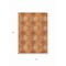 Homeroots 5' X 8' Orange Ivory And Gray Floral Medallion Washable Indoor Outdoor Area Rug 614618 - alternate 4