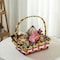 Wickerwise Vibrant Wicker Gift Basket - Versatile Woven Basket with Handle for Easter Candy, Fruit,  QI004722 - alternate 5