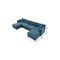 Homeroots 66" Blue Fabric Modular Sleeper Sofa With Ottoman 568291 - alternate 6