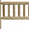 Homeroots Natural Cedar Log King Headboard 370324 - alternate 2
