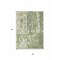 Homeroots 3' X 5' Sage And Ivory Abstract Washable Indoor Outdoor Area Rug 613314 - alternate 5