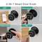 Wrightmaster 4 in 1 Corded Aluminum Smart Lock Deadbolt, Keyless Entry Door Lock with Fingerprint, APP in Black ZR-MQ01V101 - alternate 5