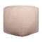 Homeroots 18" Taupe Polyester Cube Outdoor Pouf Ottoman 551569 - alternate 5