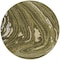 Homeroots 8' Olive Green And Beige Round Abstract Washable Indoor Outdoor Area Rug 601292 - alternate 5
