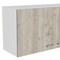 Homeroots 39" Wood Brown Laminate Accent Cabinet With Multiple Shelves 477614 - alternate 5
