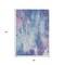Homeroots 5' X 8' Blue Peach And Sky Blue Abstract Washable Indoor Outdoor Area Rug 615855 - alternate 4