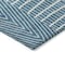 Homeroots 3' X 5' Teal Blue And Ivory Geometric Washable Indoor Outdoor Area Rug 596974 - alternate 6