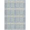 Homeroots 8' X 10' Denim Blue Green And Ivory Plaid Washable Indoor Outdoor Area Rug 597550 - alternate 5
