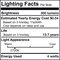 Bulbrite 40W Warm Wht Lght Clear G16 Dimmable (E12) Candelabra Screw Base LED Filament Lght Bulb, 2700K, 2PK 861428 - alternate 2