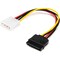 Rocstor 6IN 4 PIN MOLEX TO LEFT ANGLE Y10C214-B1 - alternate 6