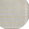 Homeroots 8' Gray And Silver Round Striped Washable Indoor Outdoor Area Rug 610470 - alternate 3