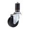 Service Caster 3.5'' SS Hard Rubber Wheel Swivel 1-5/8'' Expanding Stem Caster SCC-SSEX20S3514-HRS-158 - alternate 1