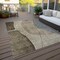 Homeroots 3' X 5' Brown Taupe And Beige Abstract Washable Indoor Outdoor Area Rug 582002 - alternate 4