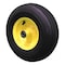 Antego 13 x 5-6 in Lawn Mower Tire & Wheel, 4 Ply, John Deere Yellow A6325740060204135006 - alternate 4