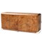 Bali & Pari Valora Modern and Contemporary Natural Mappa Real Burl Wood 4-Door Sideboard Buffet 249-13926-ZORO - alternate 3