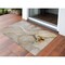 Homeroots 2' X 3' Beige Abstract Washable Non Skid Indoor Outdoor Area Rug 559667 - alternate 1
